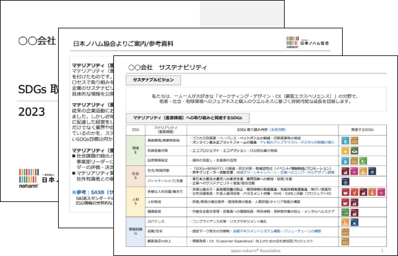 SDGs取り組み報告書作成